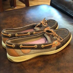 Sperry top-sider, brown nautical